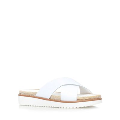 Carvela White 'Kream' flat sandal